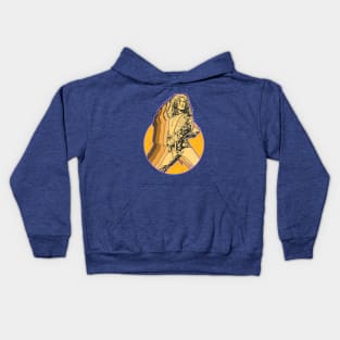 robert plant vintage art Kids Hoodie